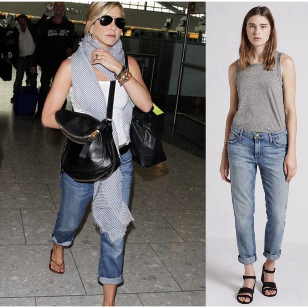 Current Elliott The Boyfriend‎ Jeans Super Loved 25 Cropped Relaxed Preppy USA
